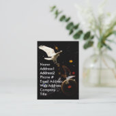 White Raven Visitekaartje (Staand voorkant)