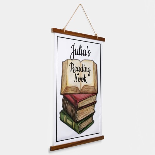 White Reading Nook Hangend Wandkleed (Gebogen)