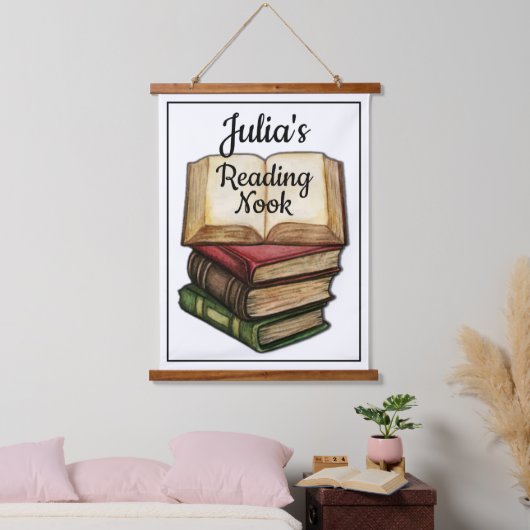 White Reading Nook Hangend Wandkleed (Slaapkamer)