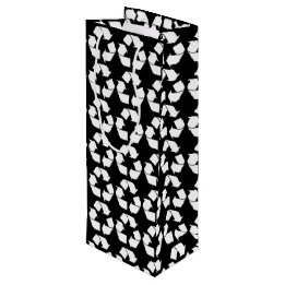 White Recycling Symbool Wijn Cadeautas