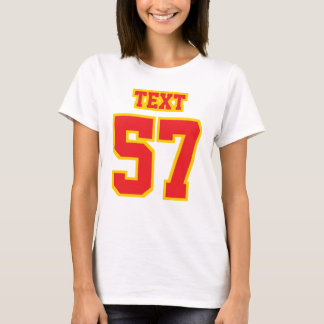 WHITE RED GOLD Womens Hanes Nano Cotton T-shirt