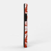 White Red Ocean Nautical Seashells Patroon Case-Mate iPhone Case (Achterkant/rechts)