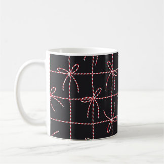White Red Rope Bow, Twine Color Ribbon en Tied Kn Koffiemok