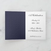 White Red Roses Custom Invitation Kaart (Binnen)