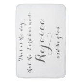 White Rejoice and Be Blessed Badmat (Voorkant Verticaal)