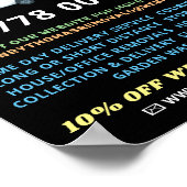 White Removal Vans, Removal Company Adverteren Poster (Hoek)