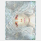 White Renaissance Fleece Blanket (Voorkant)