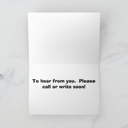 White Rhino Kaart (Binnen)