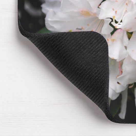 White Rhododendron Mousepad Muismat (Hoek)