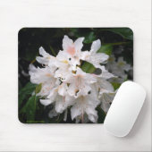 White Rhododendron Mousepad Muismat (Met muis)