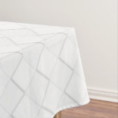 White Ribbon Awareness Checker Style Tafelkleed (Voorbeeld)