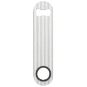 White Ribbon Awareness on Vertical Stripes Speed Flessenopener (Achterkant)