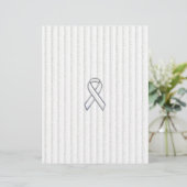 White Ribbon Awareness Stripes (Staand voorkant)