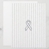 White Ribbon Awareness Stripes (Voorkant / Achterkant)