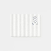 White Ribbon Awareness Stripes Post-it® Notes (Voorkant)