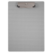 White Ribbon Awareness White Carbon Fibre Print Klembord (Voorkant)