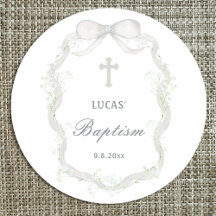 White Ribbon Baby's Breath Doop