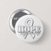 White Ribbon - Hope - Right to Life Ronde Button 5,7 Cm (Voorkant /achterkant)