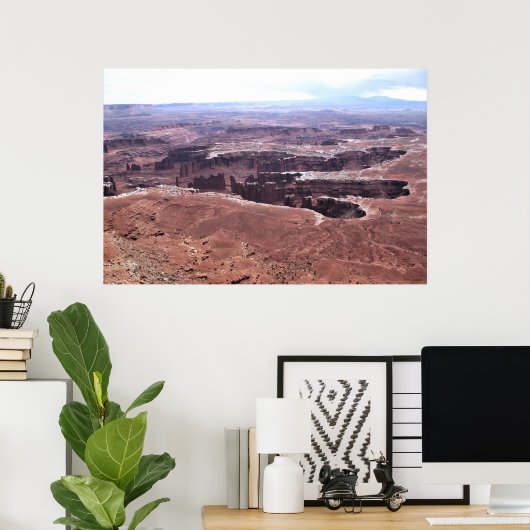 White Rim Road Poster (Thuiskantoor)