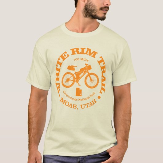 White Rim Trail (fietsen) T-shirt (Voorkant)