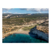 White River Beach Akamas, Cyprus Perfect Poster (Voorkant)