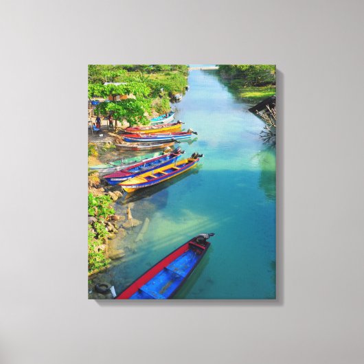 White RIver, Jamaica Canvas Afdruk (Voorkant)