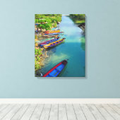 White RIver, Jamaica Canvas Afdruk (Insitu (Houten vloer))