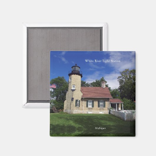 White River Light Station magnet (Voorkant / Achterkant)