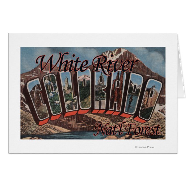 White River Nat'l Forest, Colorado (Voorkant Horizontaal)