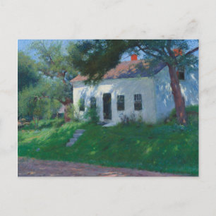 White Roadside Cottage van Dennis Miller Bunker Briefkaart