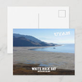 White Rock Bay, Antelope Island, Utah Briefkaart (Voorkant / Achterkant)