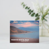 White Rock Bay, Antelope Island, Utah Briefkaart (Staand voorkant)