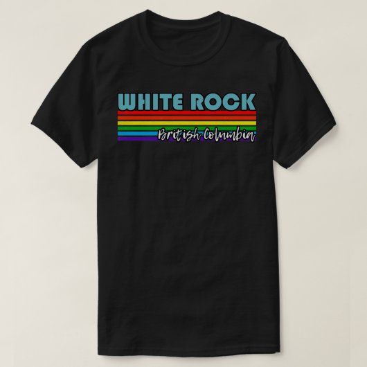 White Rock British Columbia Pride White Rock LGBT T-shirt (Design voorkant)