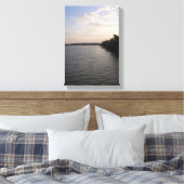 White Rock Lake, Dallas, Texas Canvas Afdruk (Insitu (Slaapkamer))