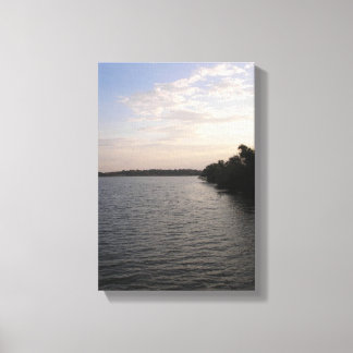 White Rock Lake, Dallas, Texas Canvas Afdruk