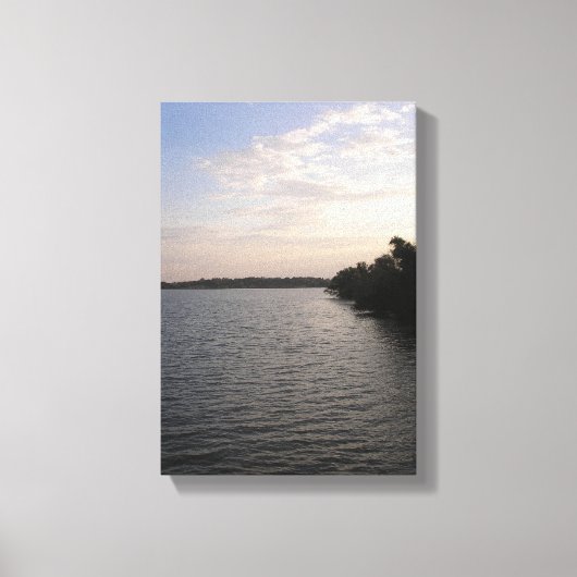 White Rock Lake, Dallas, Texas Canvas Afdruk (Voorkant)