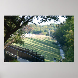 White Rock Lake Dam Poster