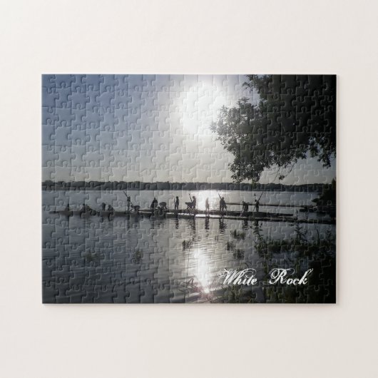 White Rock Lake Rowers & Dock Puzzle Legpuzzel (Horizontaal)