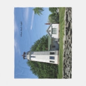 White Rock Light-deken Fleece Deken (Voorkant)