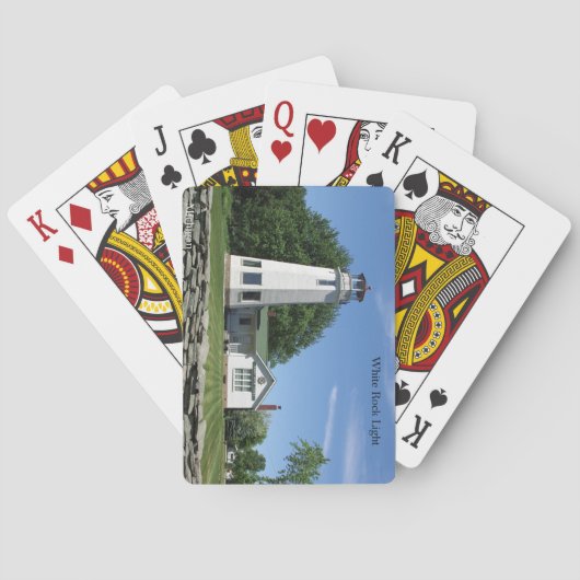 White Rock Light-speelkaarten Pokerkaarten (Achterkant)