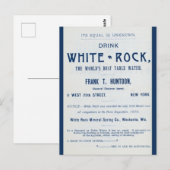 White Rock Mineral Water Adverteren Briefkaart (Voorkant / Achterkant)