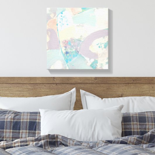 White Rock Pastel Canvas Afdruk (Insitu (Slaapkamer))