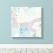 White Rock Pastel Canvas Afdruk (Insitu (Houten vloer))