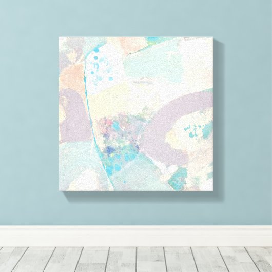 White Rock Pastel Canvas Afdruk (Insitu (Houten vloer))