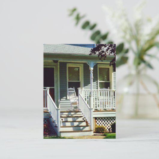 White Rocking Chairs Briefkaart (Staand voorkant)