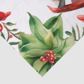 White Rocking Horse  Tissuepapier (Detail)