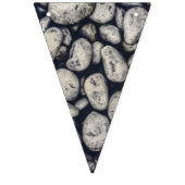 White Rocks Close Up Pattern Foto Vlaggetjes (Tweede vlag)