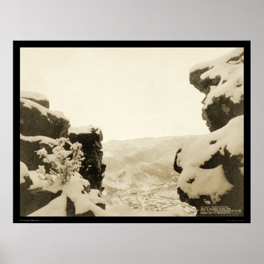 White Rocks Deadwood SD 1887 Poster (Voorkant)