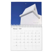 White Rooftops - 2026 Twelve Month Calendar Kalender (Feb 2027)