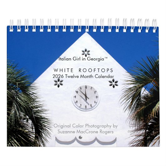 White Rooftops - 2026 Twelve Month Calendar Kalender (Hoes)